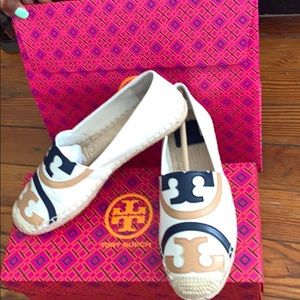 Tony Burch Espadrille Canvas/Calf Leather